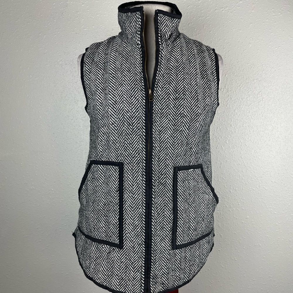 Honey Punch Black and White Vest Size S EUC